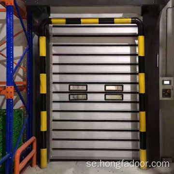 Elektrisk aluminium rullar lucka dörr